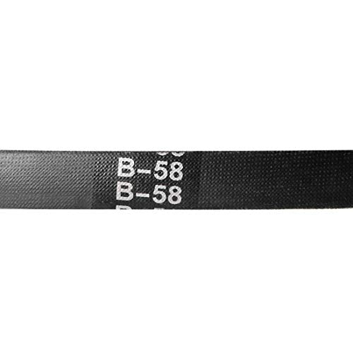 uxcell B58 V-Belts 58" Pitch Length, B-Section Rubber Drive Belt 2pcs - size: 58"