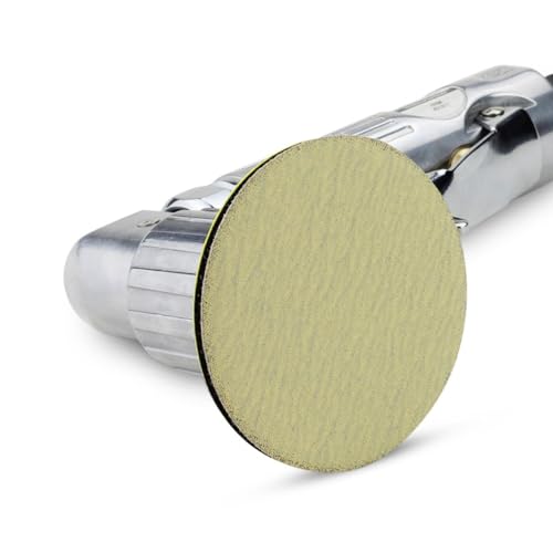 BHA 3" Gold Hook & Loop Sanding Discs for DA Sander, 120 Grit - 50 Pack - style: 120 Grit