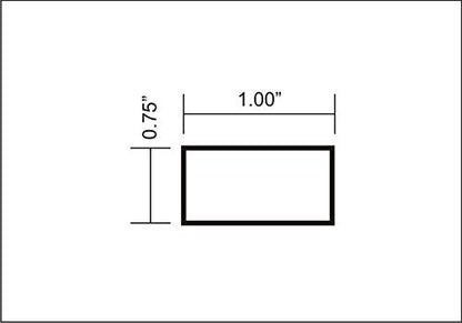 2 Pieces 3/4" X 1" Aluminum 6061 Flat BAR 12" Long +.07"/-0 Solid New Mill Stock. This is Extruded bar not Sanded or Polished and May Have Scratches from handling.