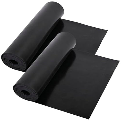 Neoprene Rubber Sheet - 1/16 in Thick x 12 in Wide x 20 Ft Long Neoprene Rubber Strips Rolls for DIY Gaskets, Pads, Seals, Crafts, Flooring, Cushioning of Anti-Vibration, Anti-Slip (10 Ft x 2 Rolls) - size: W:12In x T: 1/16In x L: 20Ft