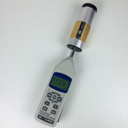 Class 1 Sound Level Meter Calibrator – 94dB & 114dB Dual-Level, ±0.5dB Accuracy, Decible Meter, Compatible with 1/2 Inch Microphones | Model : SC-942