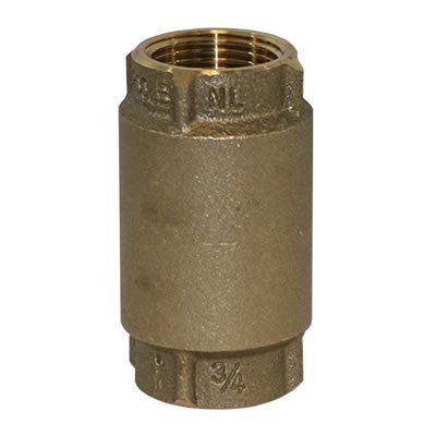 Merrill MFG CVNL75 3/4" No-Lead Brass Check Valve 700 Series, 0.75" - size: 3/4 inch