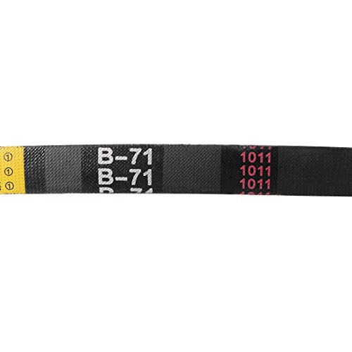 uxcell B71 V-Belts 71" Pitch Length, B-Section Rubber Drive Belt 2pcs - size: 71"