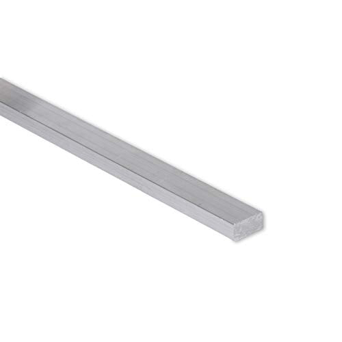 Remington Industries 0.375X0.5FLT6061T6511-12 3/8" x 1/2" Aluminum Flat Bar, 6061 General Purpose Plate, 12 Inch Length, T6511 Mill Stock, Extruded, 0.375" Diameter