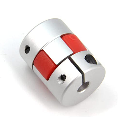 5mm to 8mm Bore Aluminium Plum Flexible Shaft Coupling Servo Stepper MotorJaw D20xL25 Connector Flexible Shaft Couplers for 3D Printer/CNC Machine/DIY Encoder, 2pcs/Pack (5mmx8mm) - size: 5mmx8mm