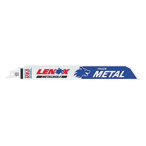 LENOX Tools LAZER Metal Cutting Reciprocating Saw Blade, Bi-Metal, 9-inch, 14 TPI, 25/PK