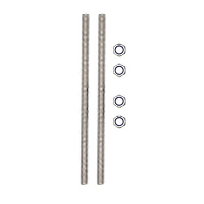 M12x250mm Threaded Rod 2pcs 304 Stainless Steel Threaded Rod Metric Fully - size: M12*250mm