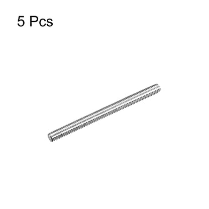 MECCANIXITY Fully Threaded Rod M4 x 45mm 0.7mm Thread Pitch 304 Stainless Steel Right Hand Threaded Rods Bar Studs 5 Pack - size: M4 x 45mm