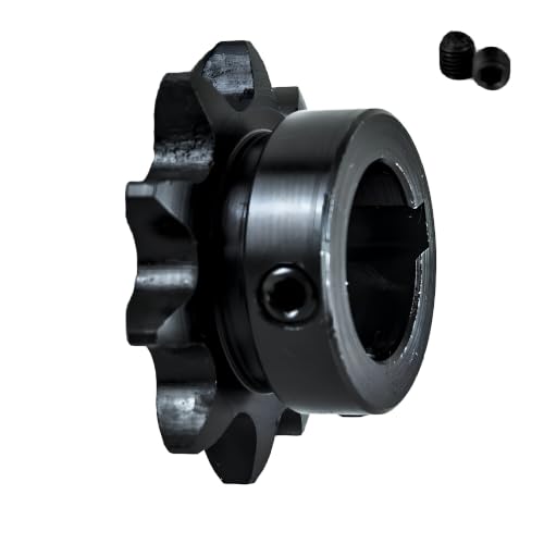Jeremywell #50 Roller Chain Sprocket, 10 Tooth B-Hub, 1" Bore