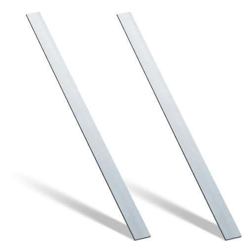 Yaocom 2 Pcs 304 Stainless Steel Flat Bar, 12" L,1-1/2" W,1/8" T - size: 12" L,1-1/2" W,1/8" T