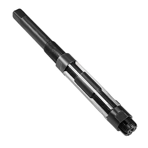 uxcell Adjustable Hand Reamer 23-26mm High Speed Steel H8 6 Straight Flutes Milling Cutter Tool Metric Reaming Drill Bit for Metal - size: 23-26mm