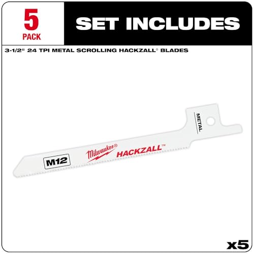 Milwaukee Electric - M12 HACKZALL BLADE-METAL SCROLL