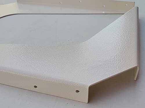 One Pair Workstation Heavy-Duty Reversible Brackets 1000lb. Load Capacity [per Pair] (15" x 21", White) - color: White, size: 15" x 21"