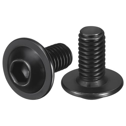 25pcs M6-1x12mm 304 SS Flanged Button Head Socket Cap Screws - size: M6-1x12