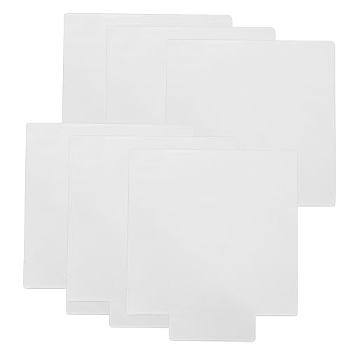 6 PCS 2mm Square Acrylic Blanks, Clear for LED Light Base - size: Square Shaped