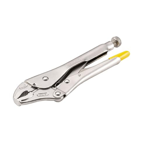 Stanley 0-84-809 curved Locking Plier Maxsteel, Silver