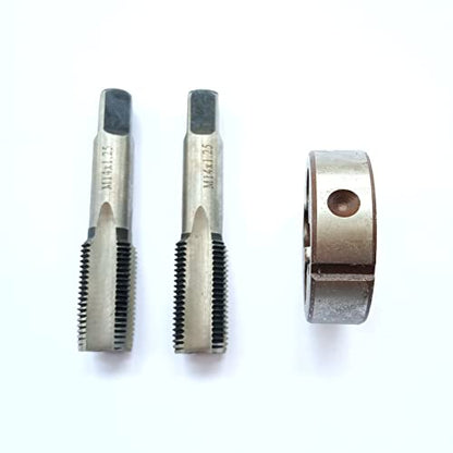 AtticZone M14 x 1.25 Metric Hand Thread Tap and Die Set, Right Hand - size: M14x1.25