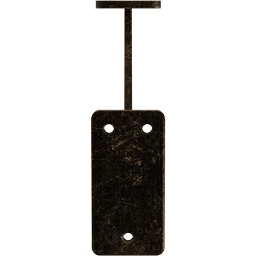 2" W x 7" D x 7" H Bradford Steel Bracket, Antiqued Pale Gold - color: Antiqued Pale Gold, size: 2-in. W x 7-in. D x 7-in. H