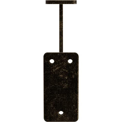 2" W x 7" D x 7" H Bradford Steel Bracket, Antiqued Pale Gold - color: Antiqued Pale Gold, size: 2-in. W x 7-in. D x 7-in. H