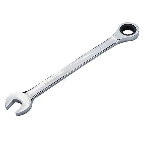 SaferCCTV Wrench Metric 22mm Ratcheting Wrench Set,Reversible Ratcheting Combination Wrench,Open Ended Ratchet - size: 22mm