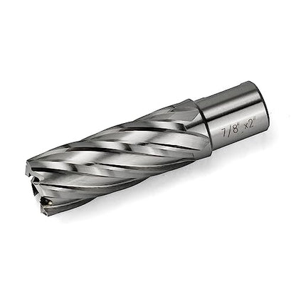 Annular Cutter JESTUOUS 3/4 Inch Weldon Shank 7/8 Cut Dia 2 Cut Depth