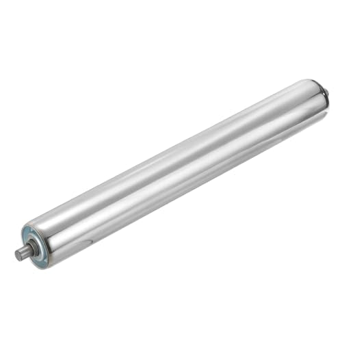 MECCANIXITY Stainless Steel Conveyor Roller 2" Diameter 10" Length Gravity Transmission Replacement Part Galvanized End (Silver) - size: 2"x10"