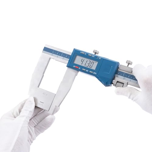 Dasqua 0-24"/600mm Heavy Duty Long Jaw Absolute Origin Digital Caliper, IP54 Stainless Steel Electronic Measuring Tool, in/mm Conversion, Accurary ±0.002"/0.05mm, Resolution 0.0005"/0.01mm - size: Heavy Duty 24"