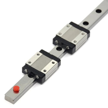 400mm MGN12 Linear Rail Guide with Dual Black MGN12C Carriage Block for 3D Printer and CNC Machine - size: 400mm, style: Rail + 2 x MGN12C(Black)