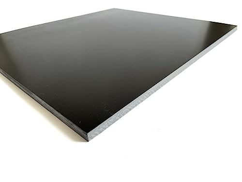G10 Glass Fiber Sheet 335X300X8.0MM for RC Model Black Color - size: 335 X 300 X 8.0MM