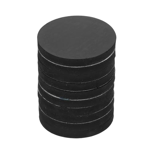PATIKIL Non Slip Furniture Pads 2" (50mm x 5mm), 10 Pcs Adhesive Backed Round Rubber Feet Anti-Scratch Rubber Furniture Grippers for Hardwood Floor Electronics Bed Drawers DIY - size: 50mm x 5mm