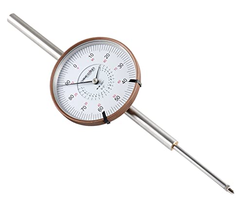 Accusize Industrial Tools Agd2 Style 0-2'' by 0.001'' Dial Indicator with A 3'' Big Face, Lug Back, P900-S090 - size: 0-2" x 0.001" with big face