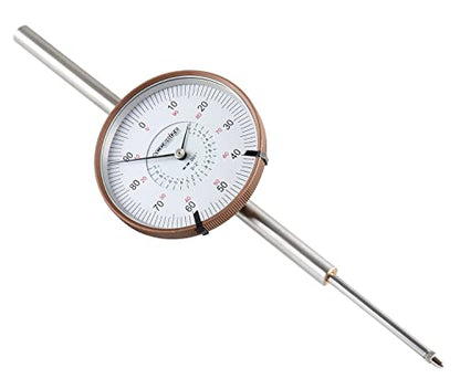 Accusize Industrial Tools Agd2 Style 0-2'' by 0.001'' Dial Indicator with A 3'' Big Face, Lug Back, P900-S090 - size: 0-2" x 0.001" with big face