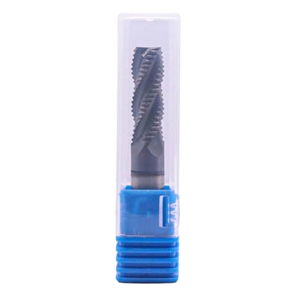 5Pcs 3/8" 4 Flute Solid Carbide Roughing End Mills - ALCrSiN Nano Coated