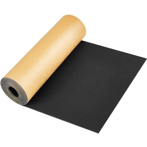 1 Pc 78 x 12 x 1/8 Inch Large Closed Cell Foam, Marine Foam Roll, Black - size: 78 x 12 x 1/8 Inch