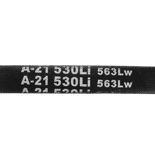 uxcell 5Pcs A21 Classic Wrapped Rubber V-Belt, 23" Lo x 0.51" W x 0.32" H - size: A21