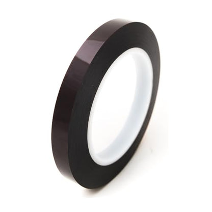 Bertech High-Temperature Polyimide Masking Tape, 1 Mil Thick, 8 mm x 36 Yards - UL Recognized - size: 8 mm