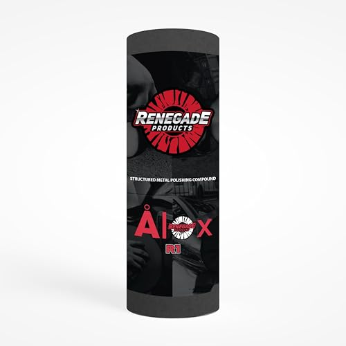 Renegade Products AlOx Aluminum Oxide Polishing Compound Bars for Aluminum, Stainless Steel, Brass & Copper-No Filler (R1: Very High Cut (Red), Full Tube) - color: R1: Very High Cut (Red), size: Full Tube