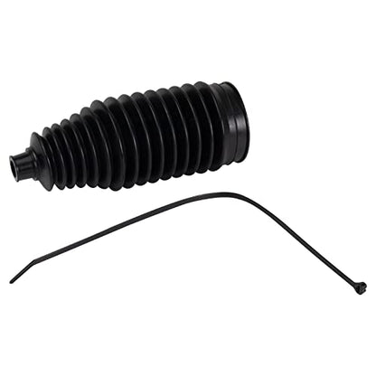 TRQ Front Steering Kit Steering Rack & Pinion Bellow Tie Rod - style: PSA28676