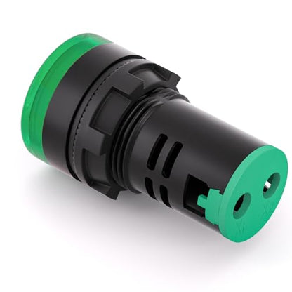 GASHER 10PCS 110V 20mA Energy Saving Indicator Light Green - color: Green