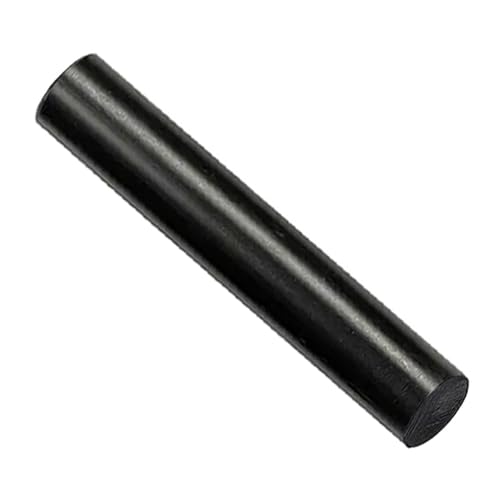 12-Inch Length HDPE High Density Polyethylene Round Rod,3"x 12" HDPE Rod for Mechanical Processing of Various Parts and DIY Projects(Black,1 Pcs) - color: Black, size: 3"x12"