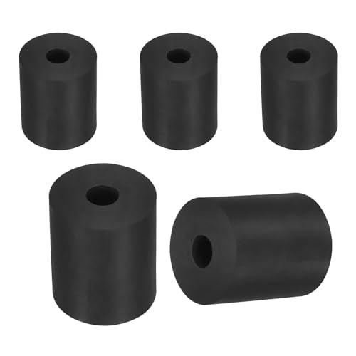 uxcell 35Pcs Rubber Spacers, 20mm OD, 10mm ID, 8mm Thick Black Round Anti Vibration Rubber Pads Isolation Bushings Washer for Home Cars Boat(0.79" OD x 0.39" ID x 0.31" Thick) - size: 30mm OD x 10mm ID x 35mm Thick