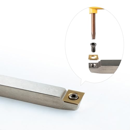 TASP Titanium Coated Carbide Cutter Inserts for Wood Turning Tools (Square)