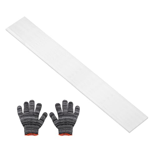 uxcell Square Aluminum Flat Bar with Gloves 0.12"x3"x16"/3x80x407mm - size: 0.12" x 3" x 16"/3 x 80 x 407mm
