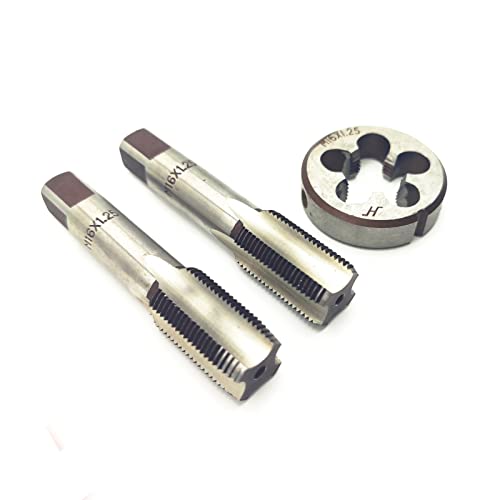 AtticZone M16 x 1.25 Metric Hand Thread Tap and Die Set, Right Hand - size: M16x1.25