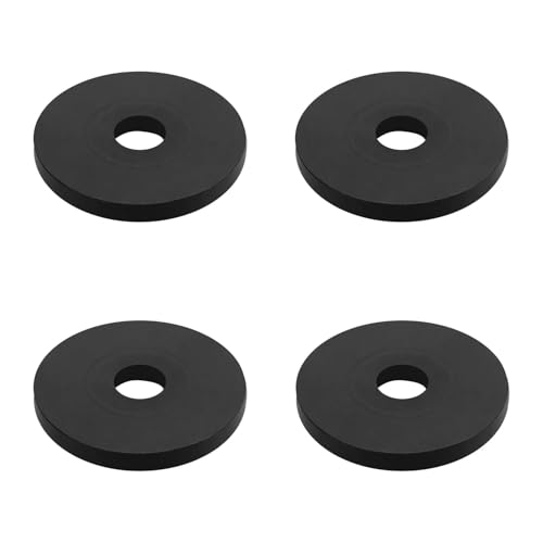 4 PCS Multi Purpose Rubber Spacer, 1-9/16" OD x 3/8" ID x 1/8" Thickness - size: 1-9/16" OD x 3/8" ID x 1/8" Thickness