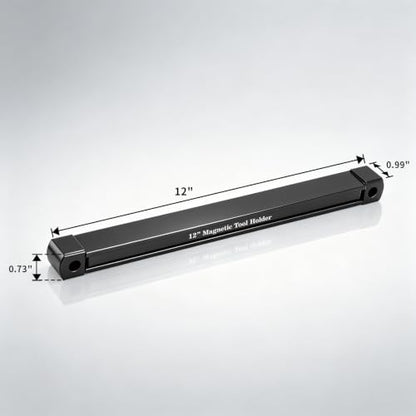 GRENPRO Double-Sided Magnetic Tool Holder, 12" Magnetic Tool Bar, 110 lb - size: 12inch