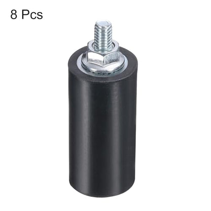 uxcell 6pcs M4x10mm Rubber Isolator Mounts with Studs 15x30mm - size: VD-D15*H30, M4*10