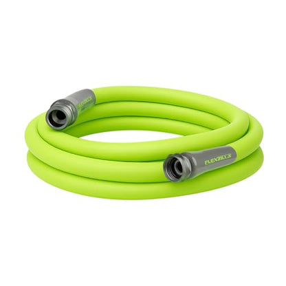 Flexzilla Garden Utility Hose, Lightweight All-Weather Water Hose, Durable and Flexible, Leak-Free Connections, 5/8 in. x 15 ft (Pack of 10) - color: Chartreuse, size: 15ft (Pack of 10), style: Standard Grip