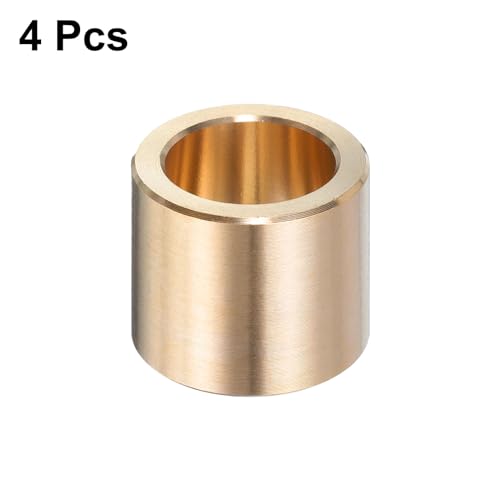 uxcell 4pcs Sleeve Bearings 5/8" Bore x 7/8" OD x 3/4" Length Self-Lubricating Brass Bushing - size: 5/8" Bore x 7/8"OD x 3/4 " Length