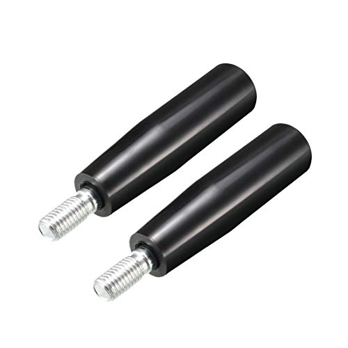 uxcell 2Pcs Revolving Handwheel Machine Handle M12x100mm Male Threaded Stem - size: M12 x 100mm
